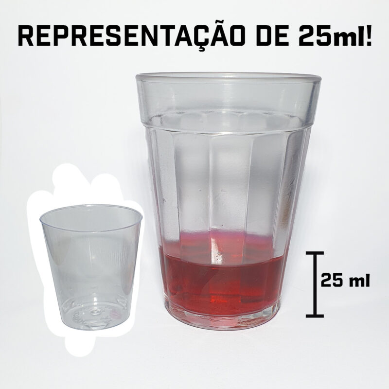 Kit 50 uni Copo Transparente Para Doce Mousse Brigadeiro 25ML - Image 9