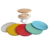 Boleira Slim Decoração Suporte Para Mesa Fina 17cm Colorido