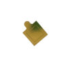 Base para Doce Quadrada 6CM Ouro Com 20 unidades
