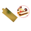 Base para Doce Retangular 6x14CM 60x140mm Ouro Com 20 uni