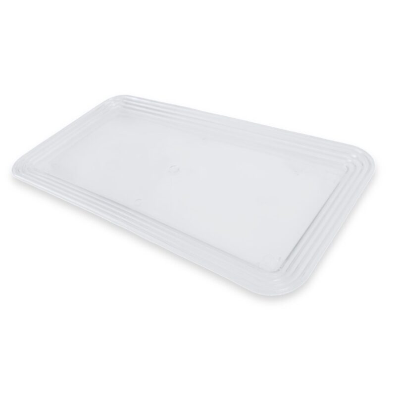 Bandeja Retangular 28X14Cm Transparente - Ponto Com Festas