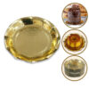 Base para Doce Com Borda 10CM Ouro Dourada Com 20 uni Para Pudim Quindim Mini Bolo