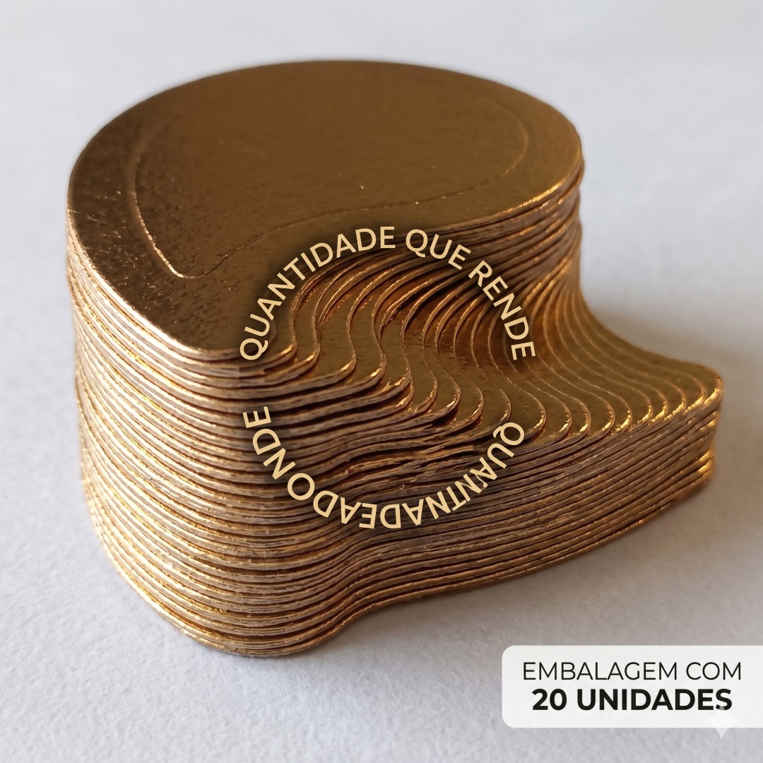 Base Gota Disco Laminada Para Doce Dourada Ouro Luxo Gota Balão Casamento Aniversário Formatura Confeitaria Ultrafest - Imagem 7