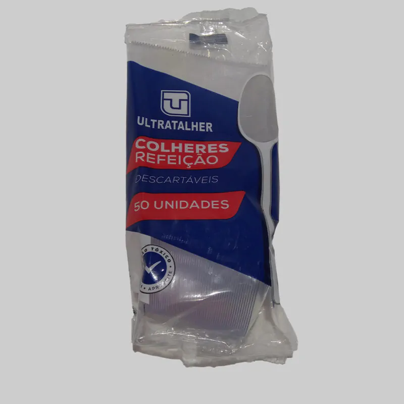Kit 100 unidades Pote Copo de Caldo PS Transparente 250ml + Colher Refeição - Image 3