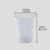 Kit 50 uni Copo Transparente Para Doce Mousse Brigadeiro 25ML - Image 8