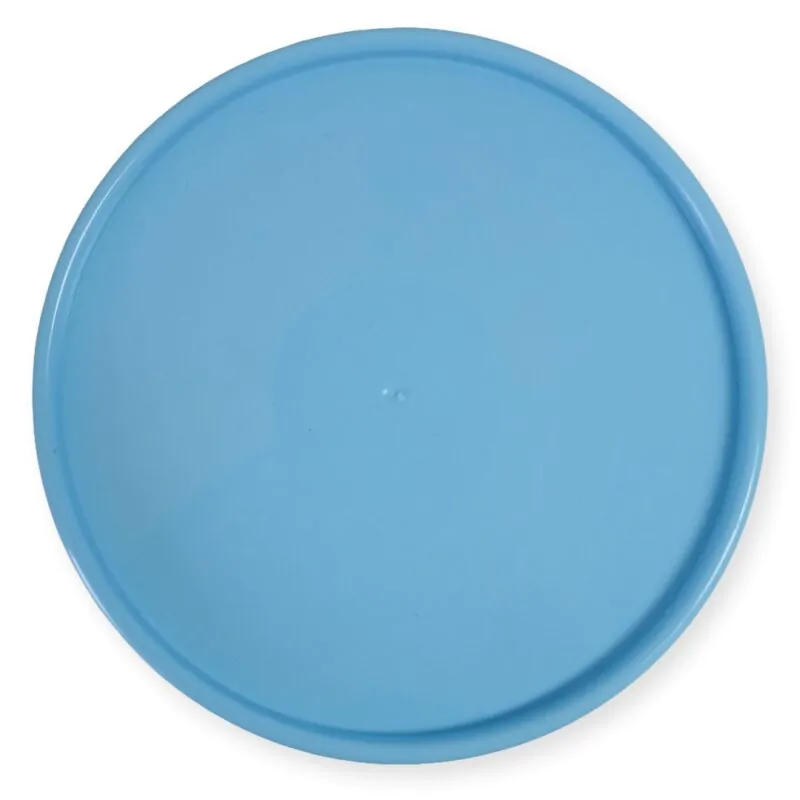 Bandeja Redonda - 19 Cm - Azul Claro